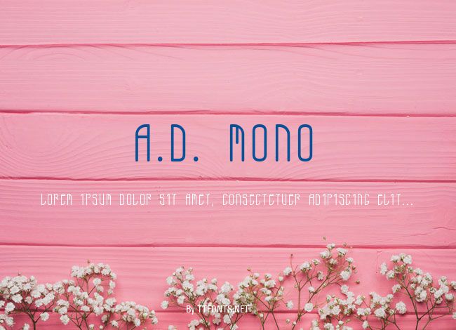 A.D. MONO example